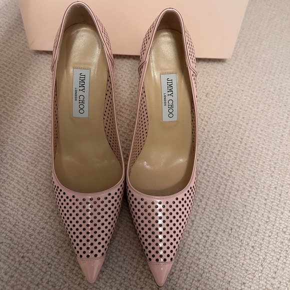 Jimmy Choo Pale Pink Pumps - Picture 1 of 5